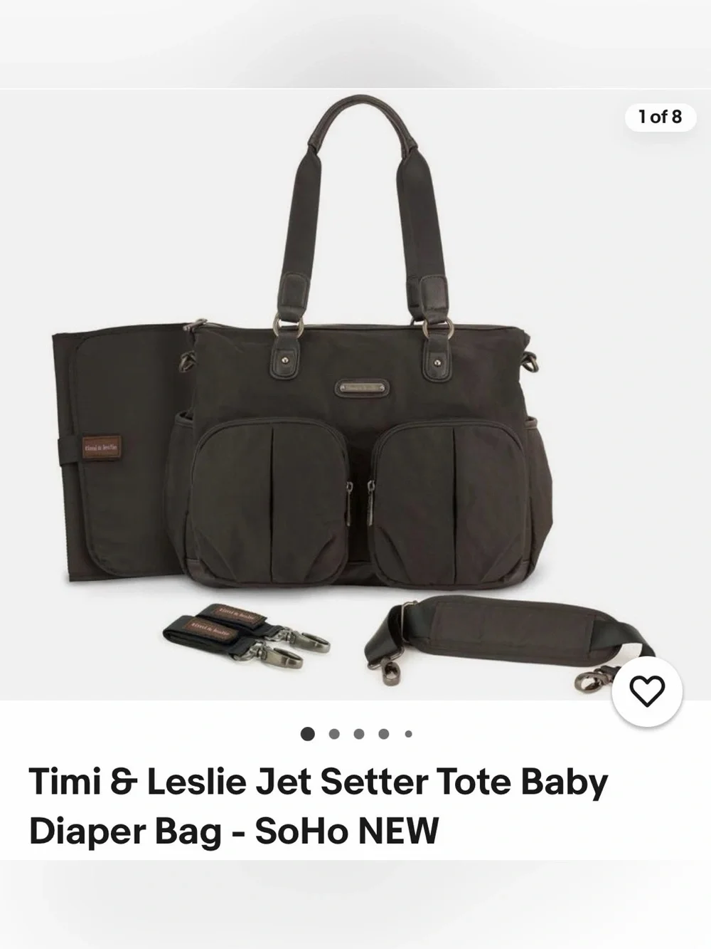Timi & Leslie Jet Setter Tote Baby Diaper Bag